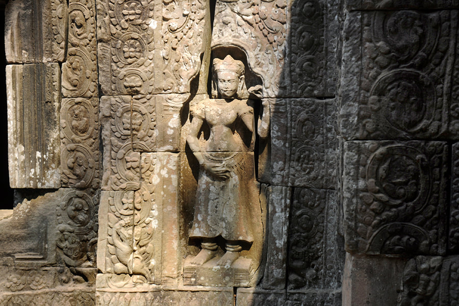 Devata sculptures are often called Apsaras
