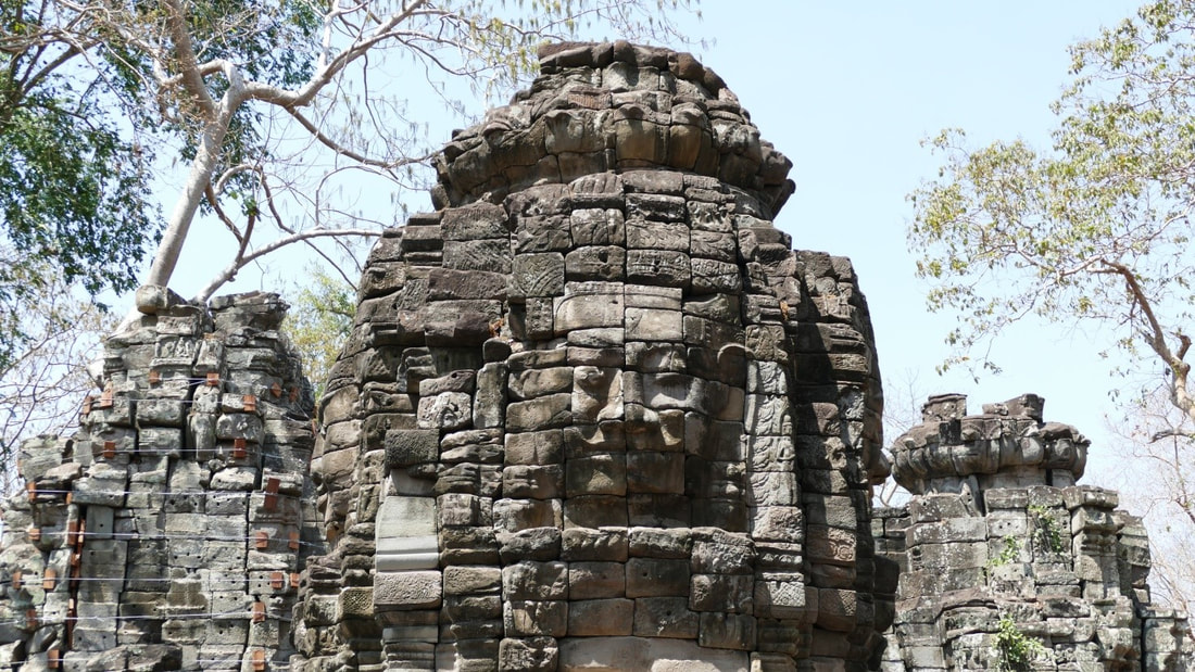 Banteay Chhmar Tempel, Gesichter-Turm