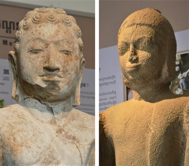 Bild 3.1 & 4.1: Buddha-Statuen (Detailaufnahmen)