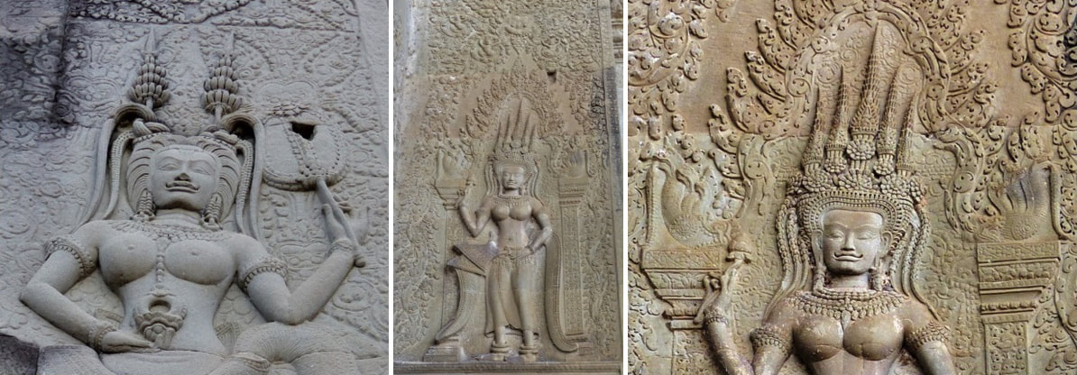 Bild 40, 41 & 42: Angkor Wat 