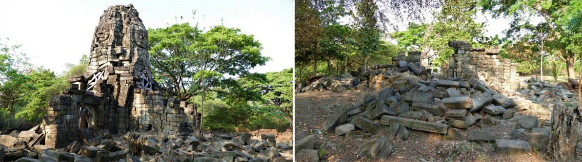Bild 4: Gesichter-Turm  ←  Prasat Ta Prohm  →  Bild 5: Ost-Gopuram