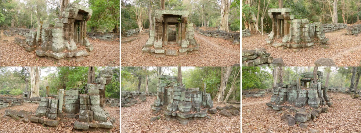 Banteay Kdei Tempel: namenloses kleines Gebäude Nähe Nord-Tor im dritten Mauerring