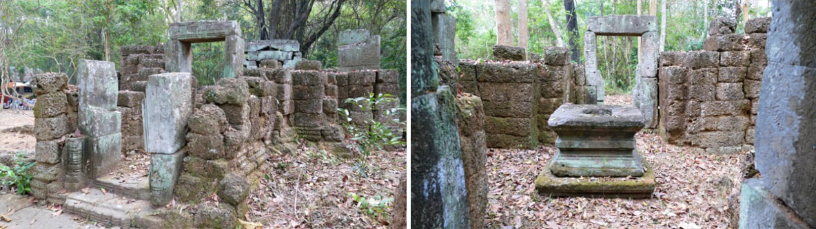  Banteay Kdei Tempel Ost-Bereich: kleiner Tempel (Süd) West-Zugang & Cella