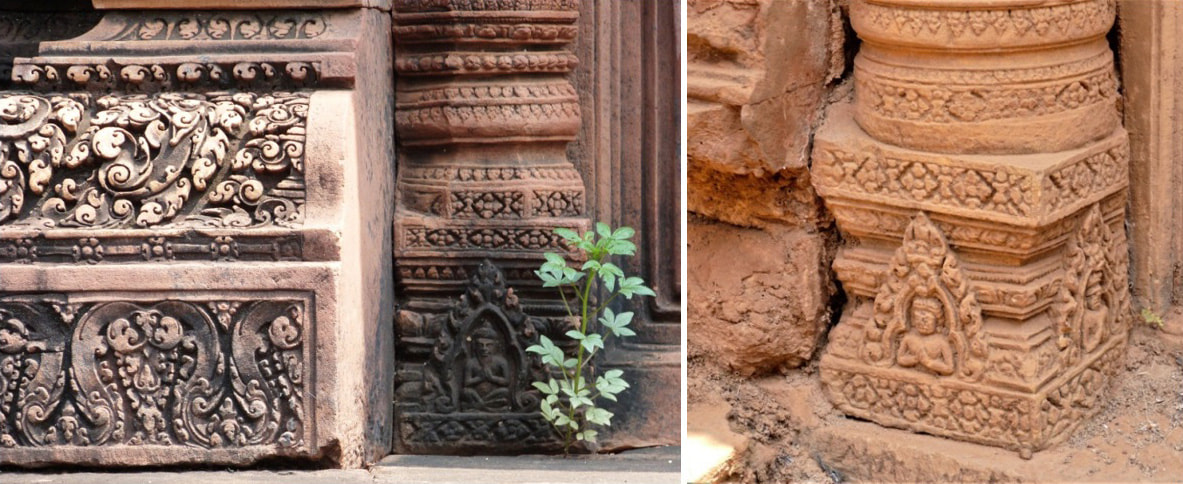 Bild 3 & 3.1 Banteay Srei Tempel  