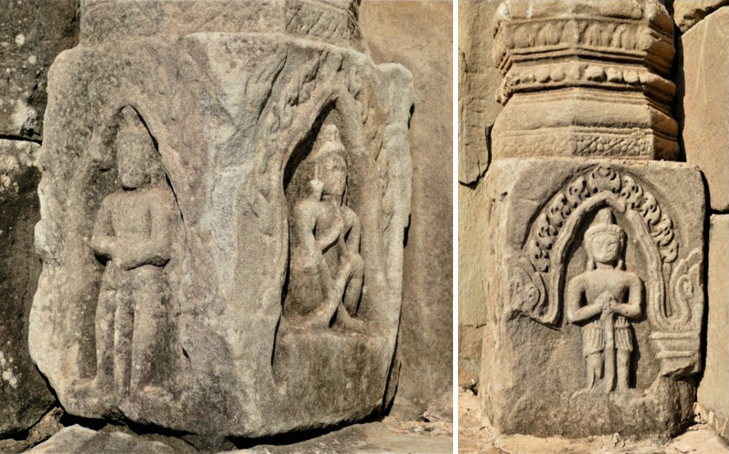 Bild 17 & 18: Bakong Tempel 