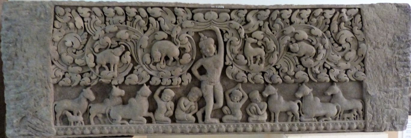 Krishna Govardhana, Prasat Srikrob Leak, Robang Romeas, Kampong Thom Museum