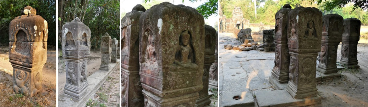 Bild 3 – 6: Preah Khan Tempel (Angkor) – boundary stones 
