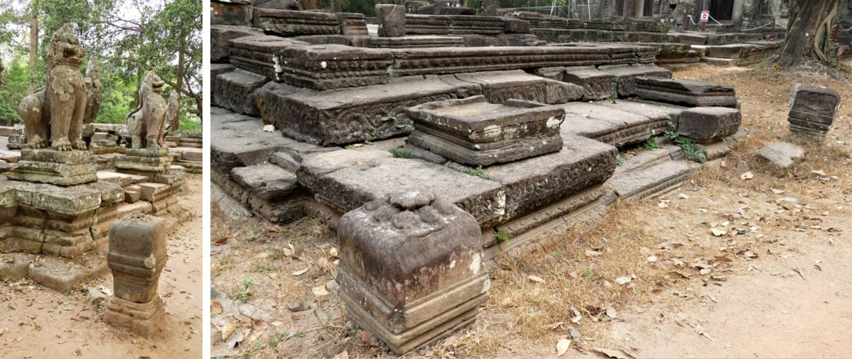 Bild 38 & 39: Banteay Kdei Tempel
