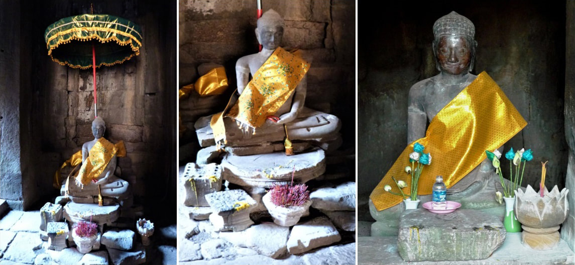 Bild 18, 19 & 20: Bayon Tempel