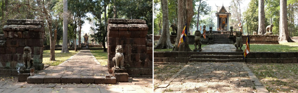 Bild 21 & 22: Wat Preah Vihear Pram Pi Lveng