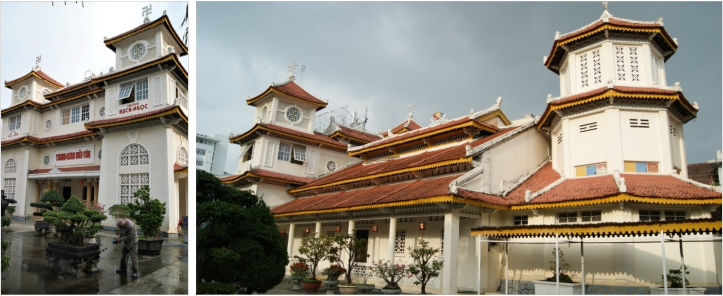 Bild 8 & 8.1: Cao Dai Tempel in Da Nang 