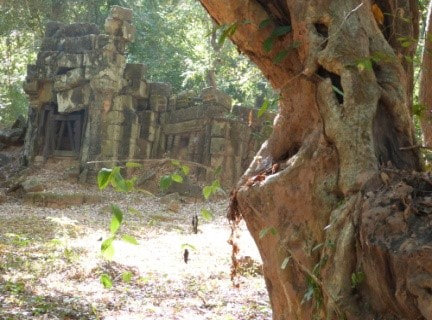 Ruinen von Chaw Srei Vibol Tempel bei Angkor