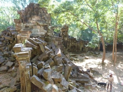 verwunschener Khmer Tempel Chaw Srei Vibol bei Angkor