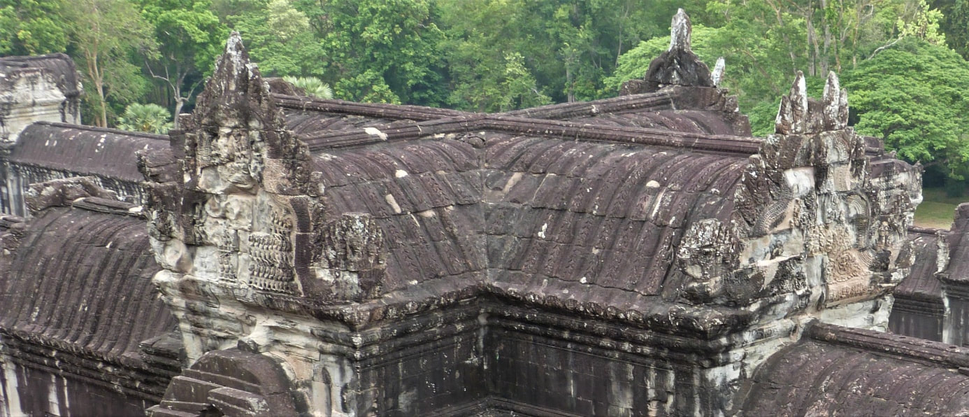Bild 4: Angkor Wat – kreuzförmiges Tonnengewölbe