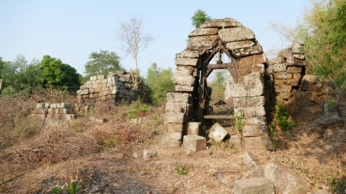 Daun Troung Tempel: Außenansicht des vermutlichen Gopuram