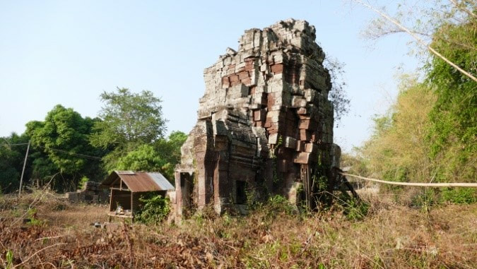 Daun Troung Tempel: Haupt-Tempel mit Mandapa