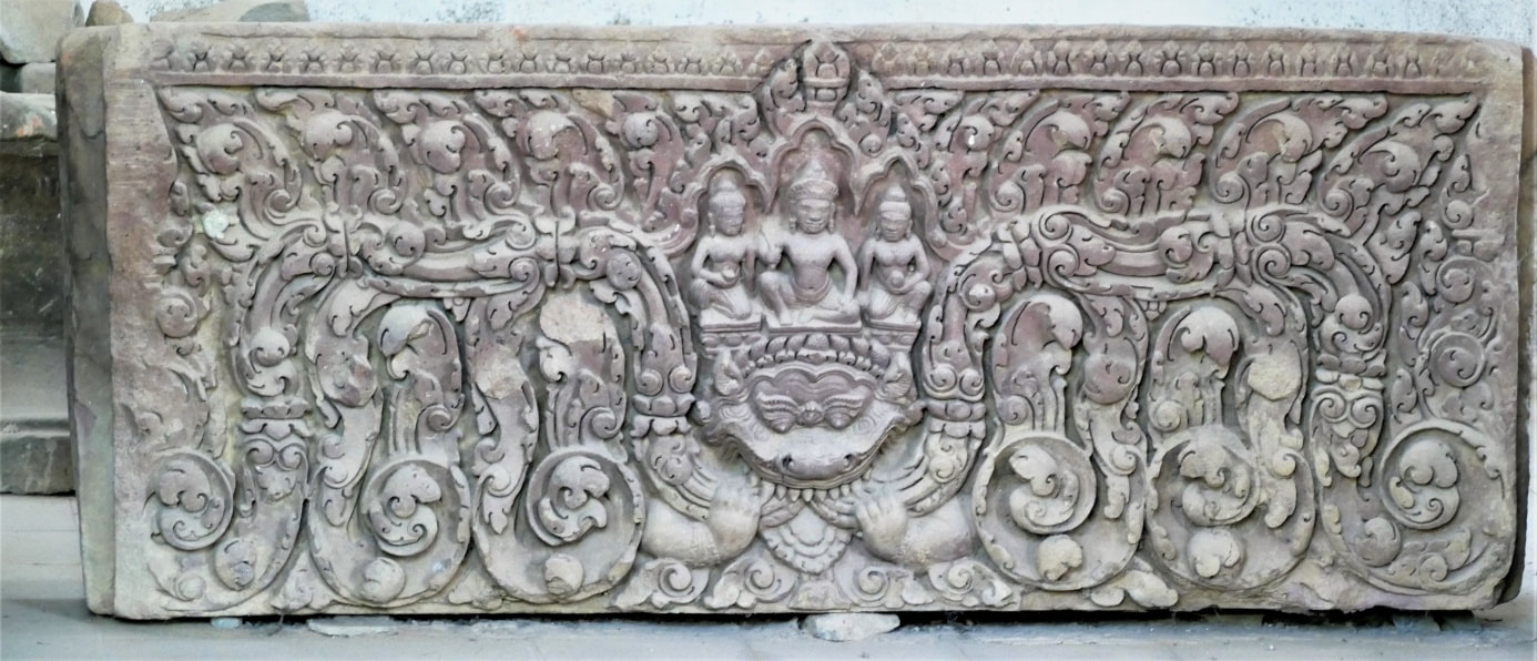 Lintel Relief im Wat Po Veal Museum
