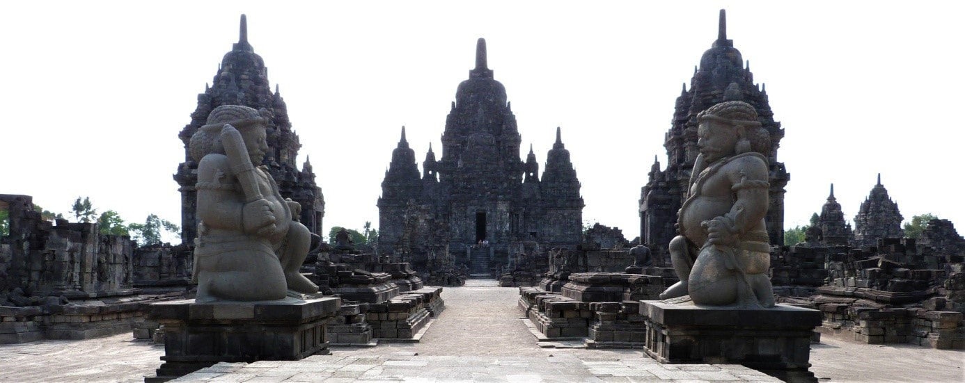 Bild 5: Sewu Tempel (nördlich von Candi Prambanan) auf Java