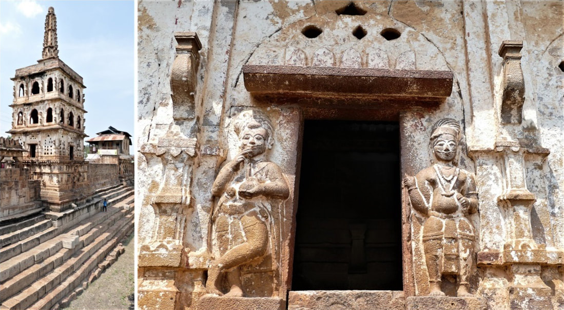 Bild 36 & 37: Dvarapala am Sri Banashankari Tempel, südlich von Badami
