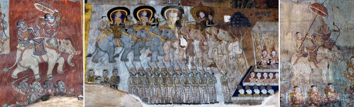 Wat Bo in Siem Reap – Wandmalereien im Haupttempel 