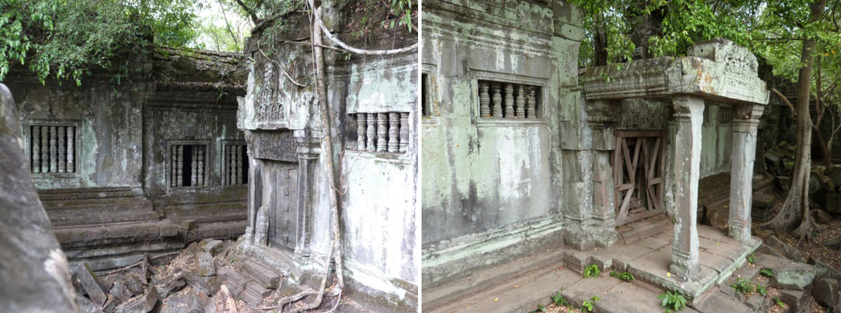 Bild 25 & 26: Beng Mealea Tempel
