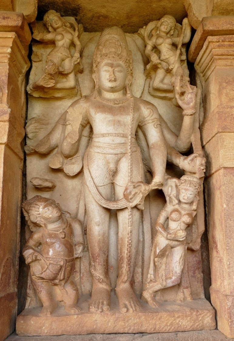 Bild 7: AIHOLE Durga Tempel – Harihara (Doppelgottheit Vishnu & Shiva)
