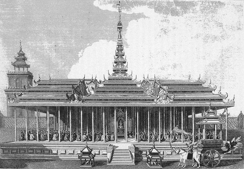 Bild 7: Amarapura – Palast, gezeichnet um 1795