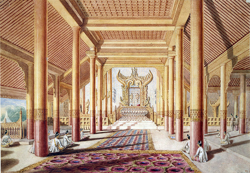 Bild 9: Amarapura, Audienz-Halle im Palast