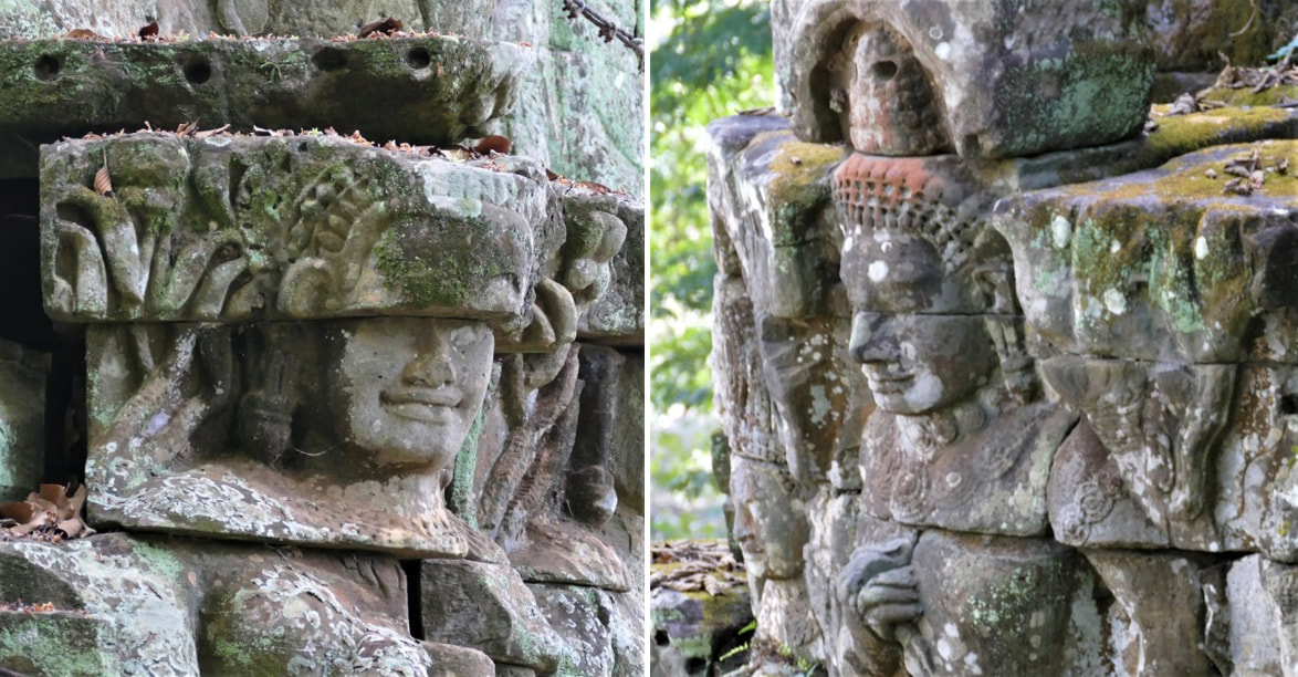 Nord-Tor  –  Angkor Thom  –  West-Tor 
