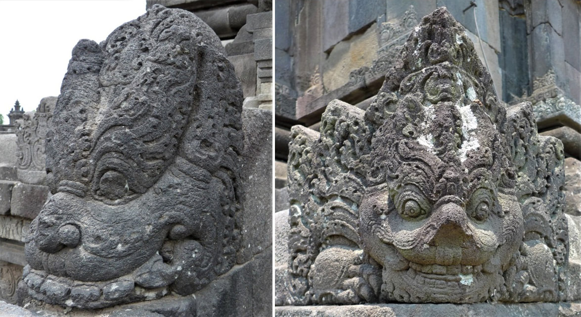Bild 2 & 3: Candi Prambanan