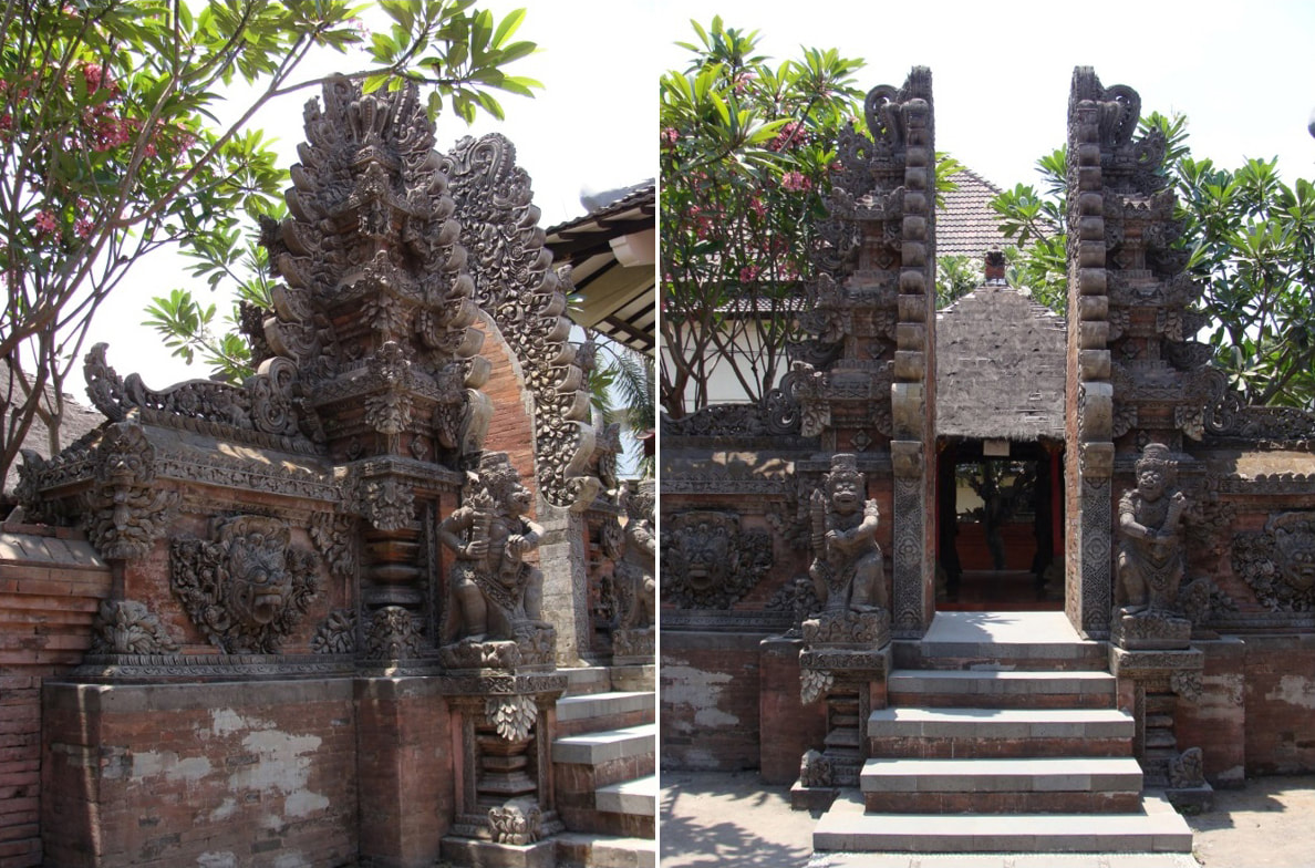 Bild 12 & 13: Yogyakarta Sonobudoyo Museum – Candi Bentar