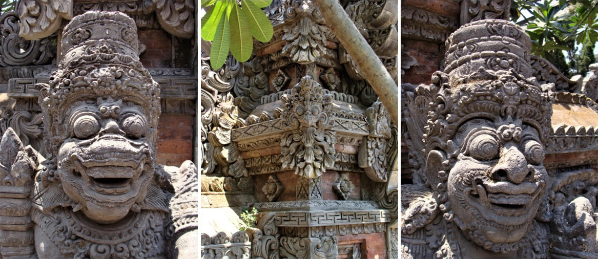 Bild 16, 17 & 18: Yogyakarta Sonobudoyo Museum – Candi Bentar 
