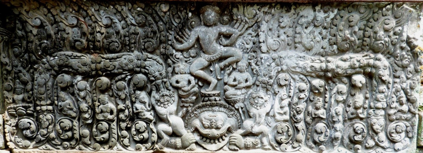 Bild 43: Angkor Thom: Lintel Preah Pithu