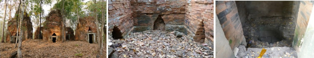 Pram Tempel – Innenraum mit Nischen – Innenraum ohne Lingam 