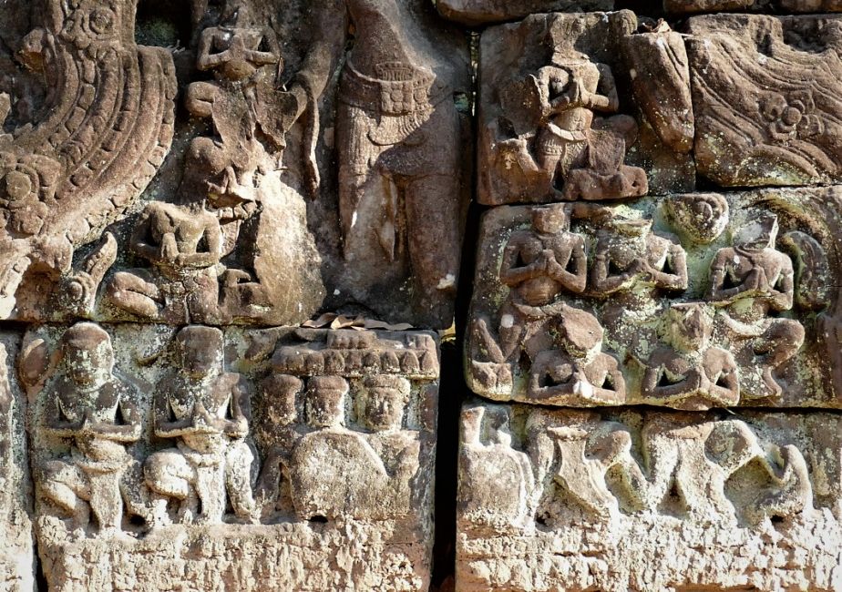 Bild 6.1: Krol Ko Tempel, Detailaufnahme von Tympanum Bild 6