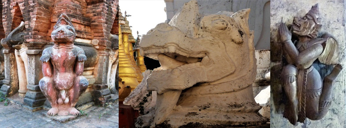 Bagan: Myin Yaw Yaza Tempel & Che Daw Ya Hpaya & Mandalay: Shwenandaw Monastery