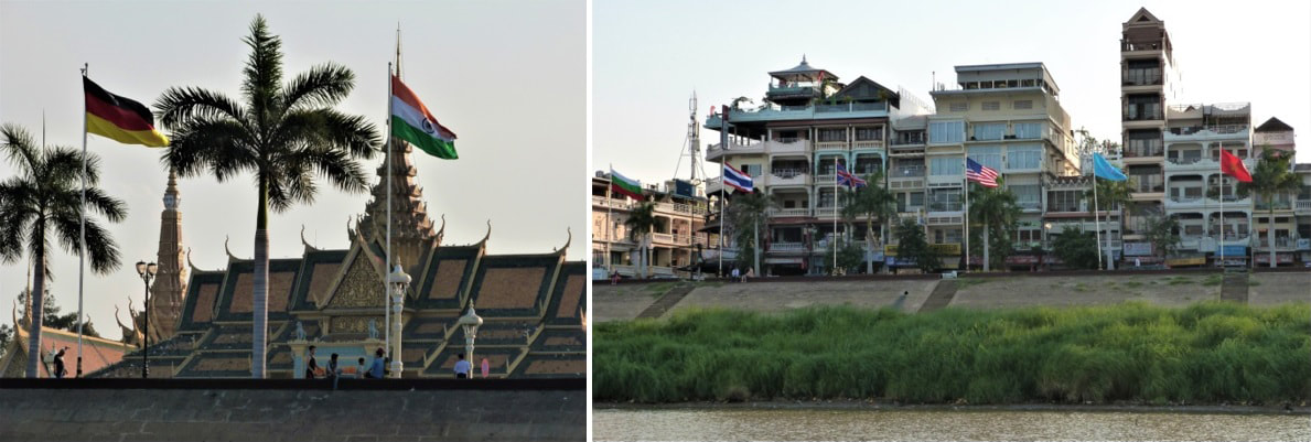 Phnom Penh: Königspalast und Hotelmeile