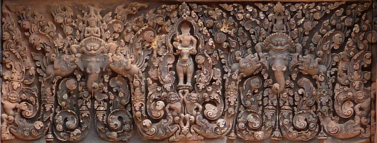 Bild 16: Lintel Banteay Srei-Tempel (Angkor Region) 