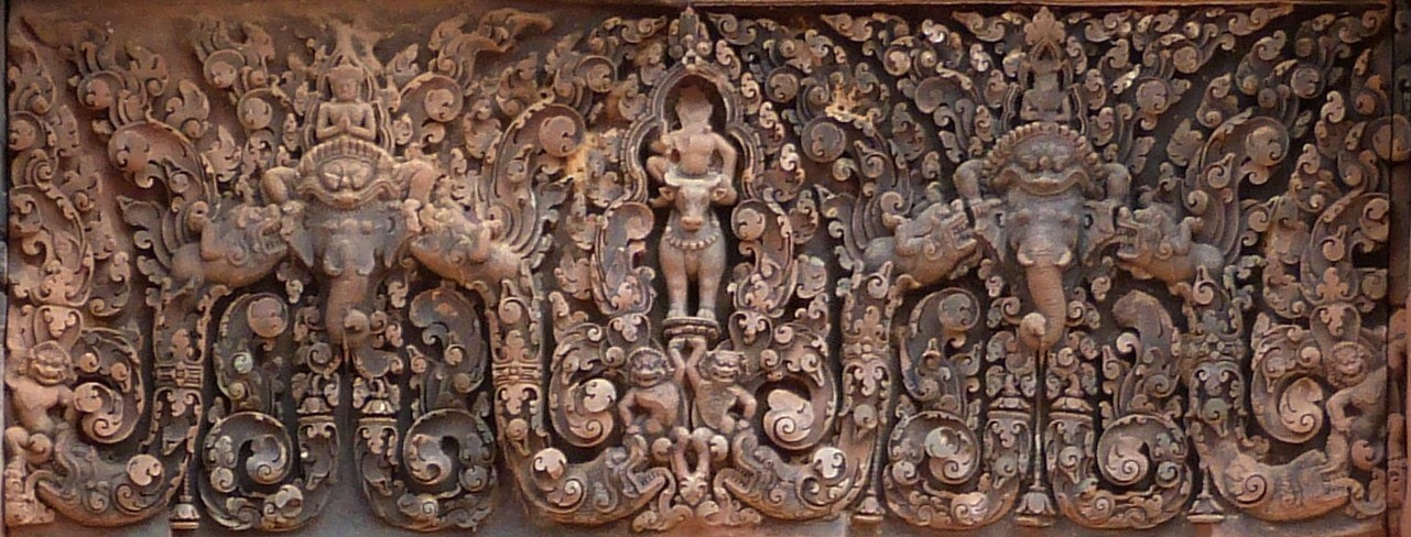 Lintel am Tempel Banteay Srei