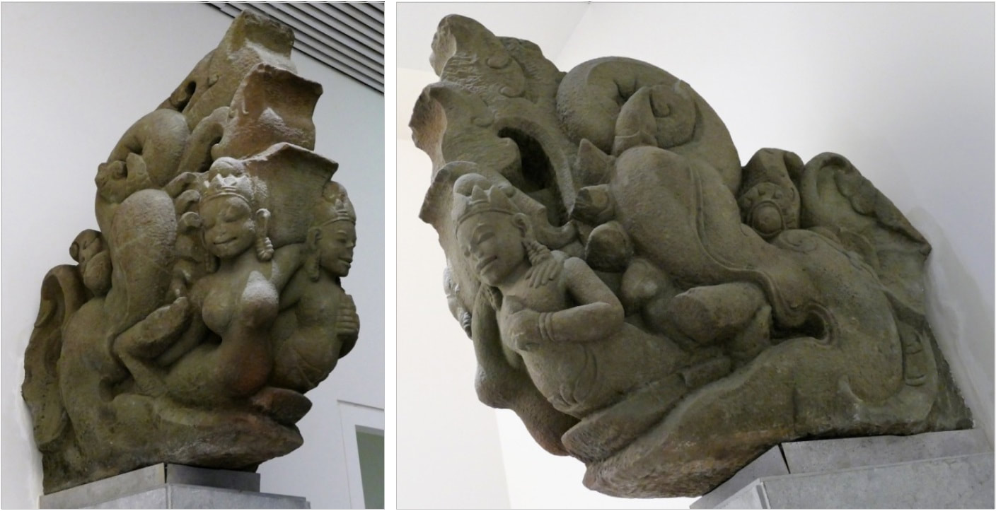 Bild 4 & 4.1: Makara aus Chanh Lo 10.-11. Jh. (Musée Guimet Paris)