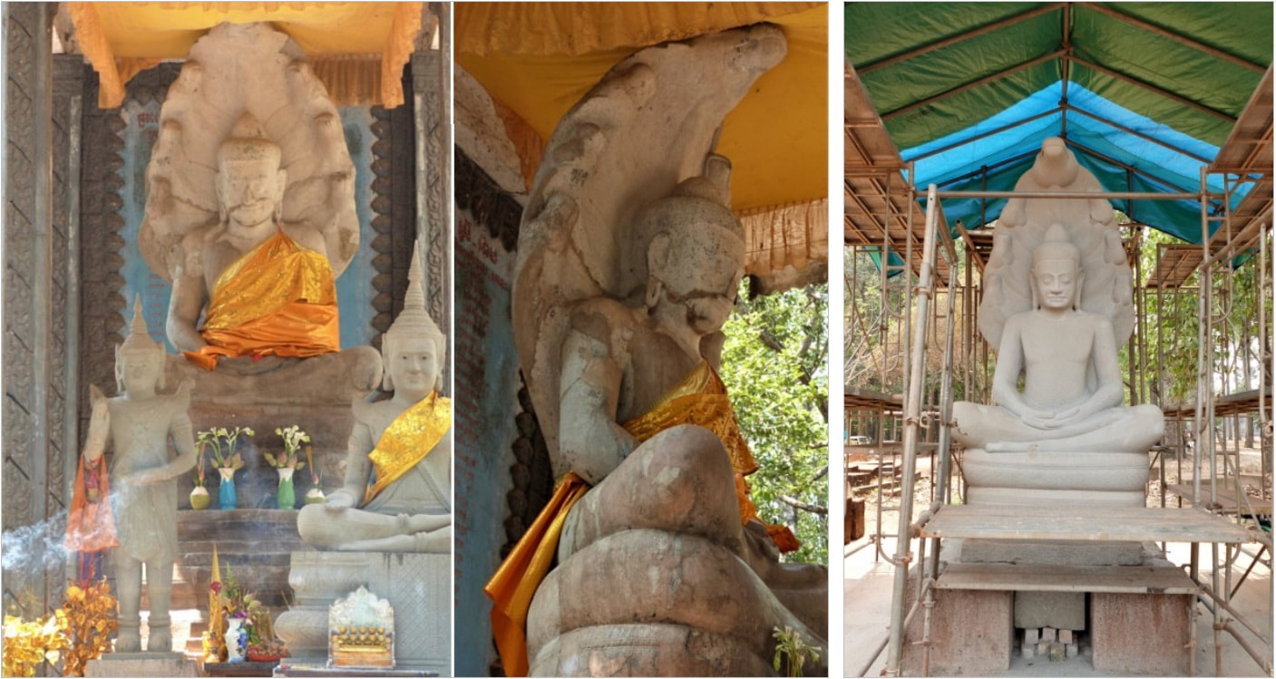 Bild 17/17.1 & 18: Angkor Thom: Wat Preah Vihear Pram Pi Lveng & Platz vor Baphuon Tempel