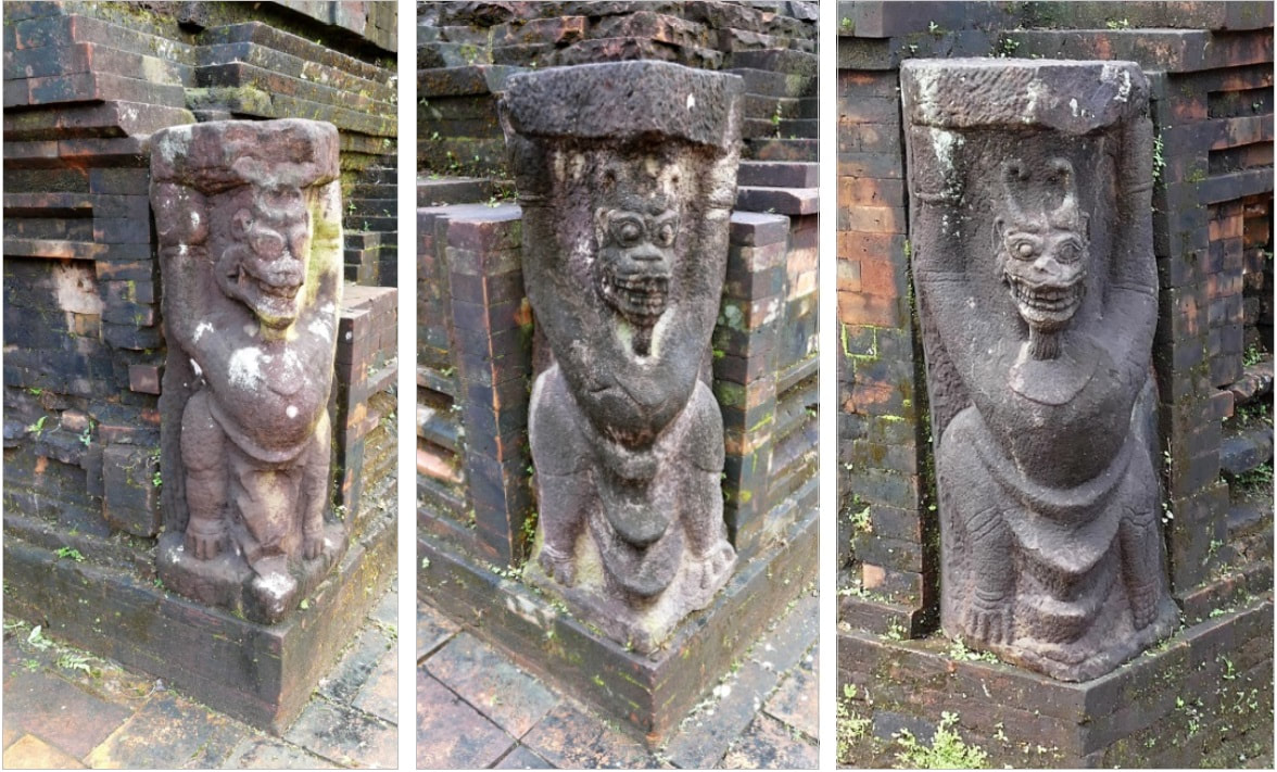 Image 2.6 – 2.8: Kalan, animal sculptures
