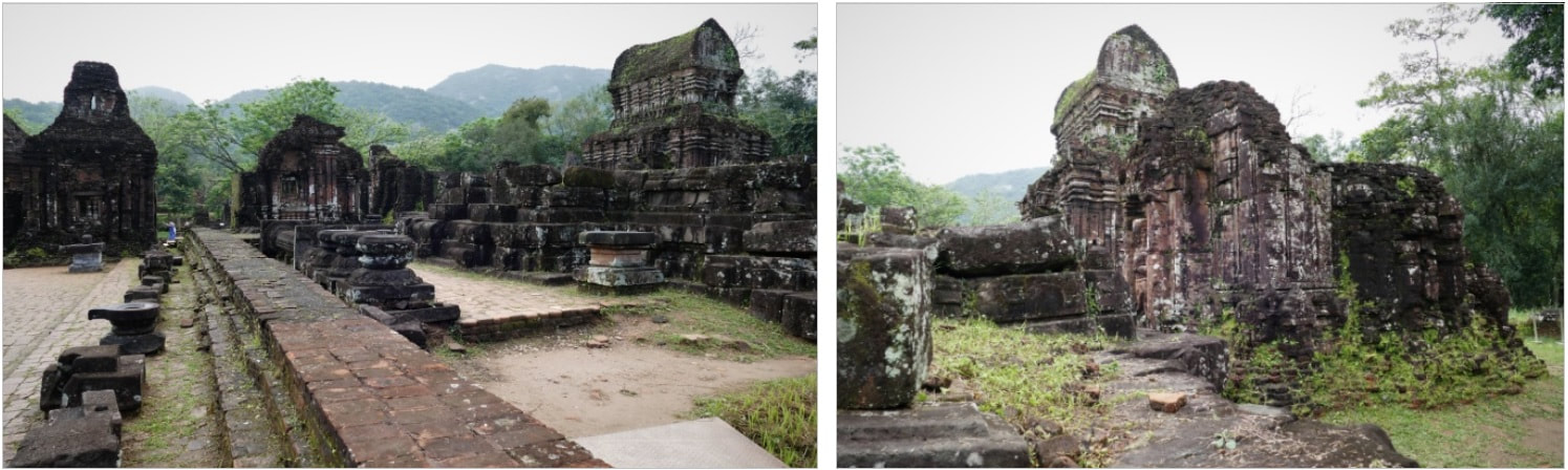 Image 3 & 4: MY SON – Temple group B & C, each from the west view
