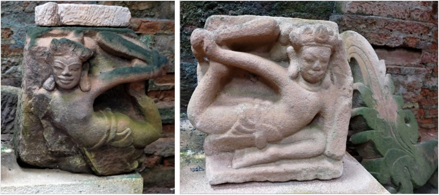 Bild 1.5 & 1.6: Reliefs halbgöttlicher Wesen