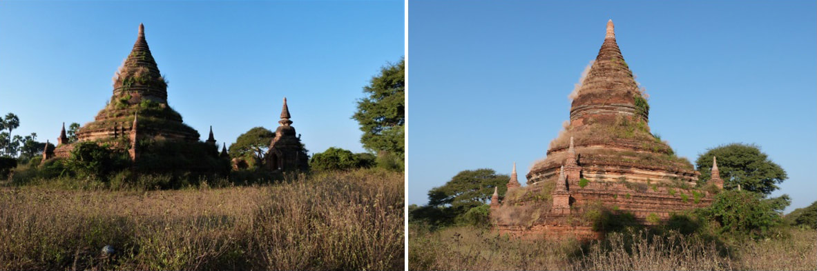 Stupa in der Nähe der Alodawpyi Pagoda 