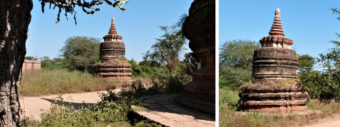 Stupa im Shwe Nan Yin Taw Monastic Complex