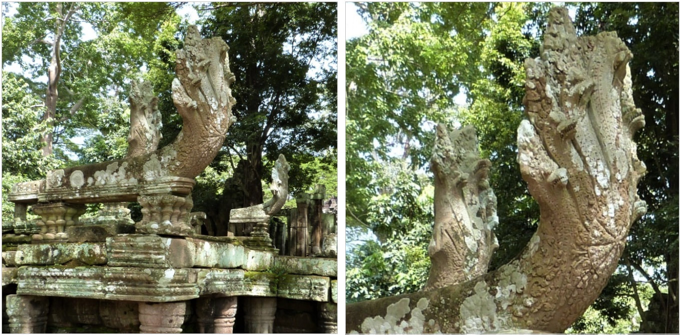 Bild 5 & 6: Angkor Thom, Prasat Preah Pithu