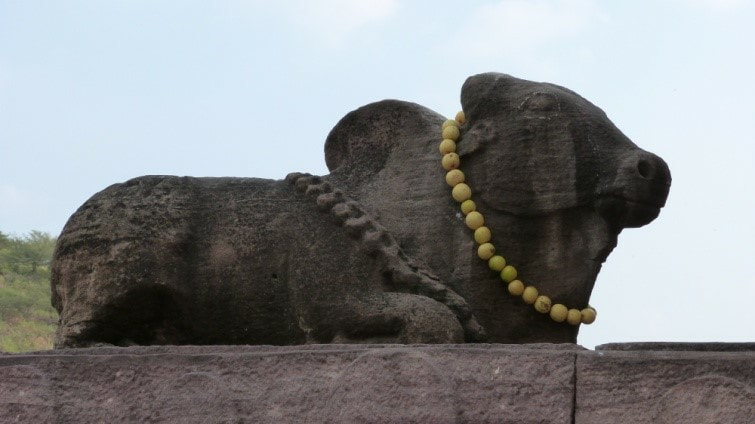 Bild 1: NANDI – Old Mahakuteswara Tempel in Mahakuta (Karnataka)