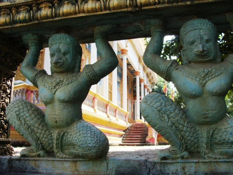 Bild 23: GARUDA als Balustraden-Pfeiler – Siem Reap Wat Keseraram