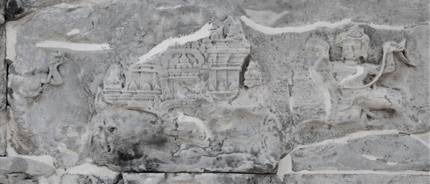 Bild 5.4: Torbau West, Detail vom innseitigen Relief
